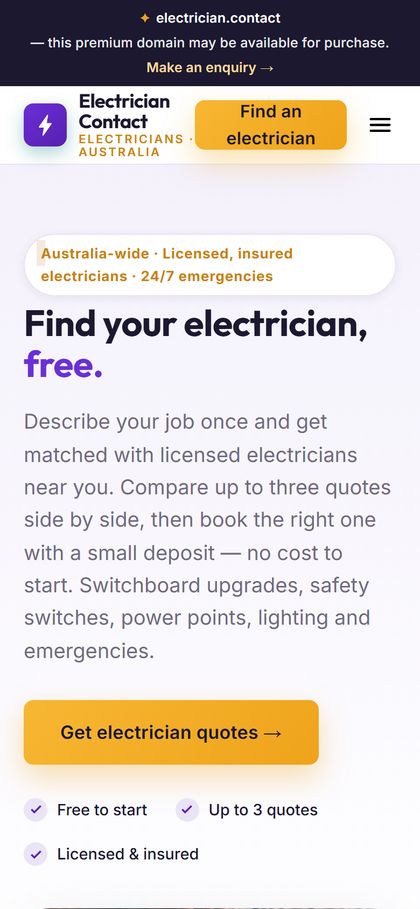electrician.contact: Mobile