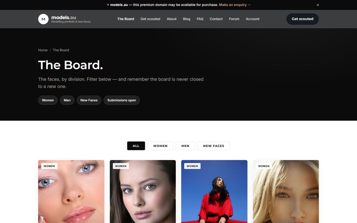 models.au: The board