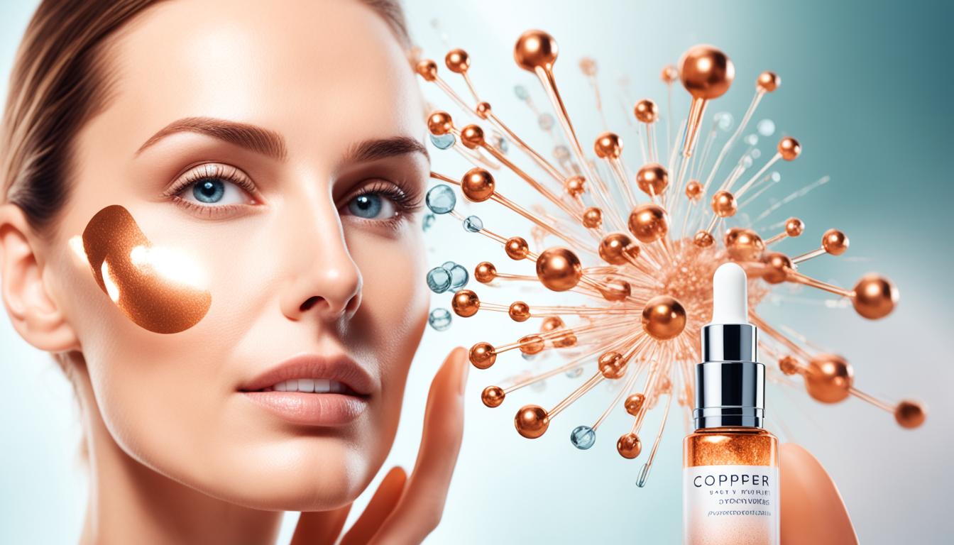 Copper Peptide application for skincare